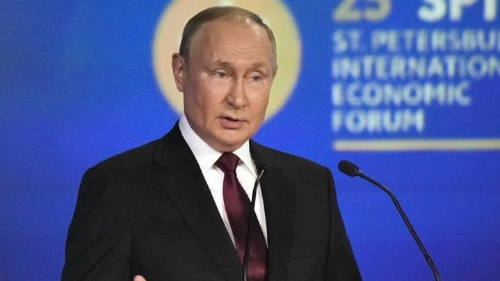 Putin ist beim Brics-Gipfel via Videostream zugeschaltet. (Keystone)