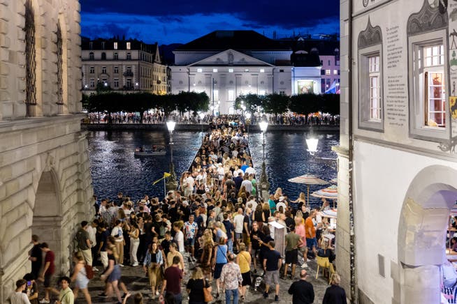 Die Stadt Luzern in Feierlaune: Rund 51’000 Personen besuchten das Stadtfest Luzern.