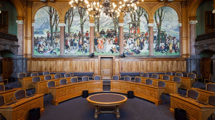 Der Ständeratssaal. Wer wird hier in der nächsten Legislatur den Kanton Solothurn vertreten? (KEYSTONE)