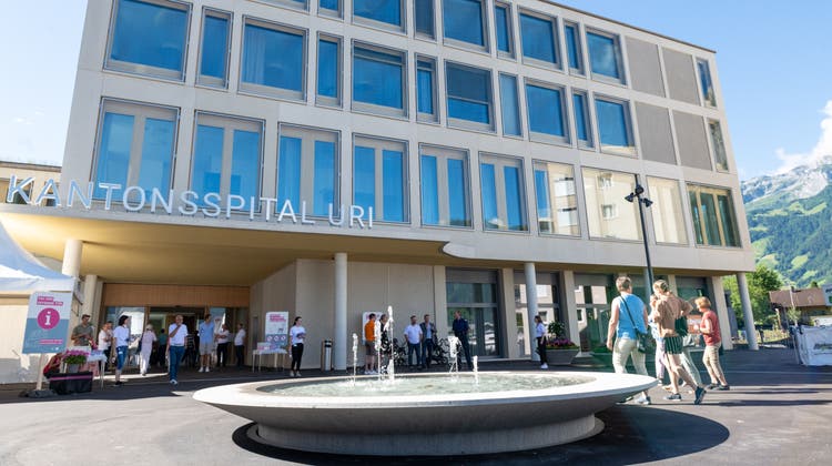 Das Interesse der Bevölkerung am neuen Kantonsspital Uri ist gross. (Bild: Angel Sanchez / PD (Altdorf, 25. Juni 2022))