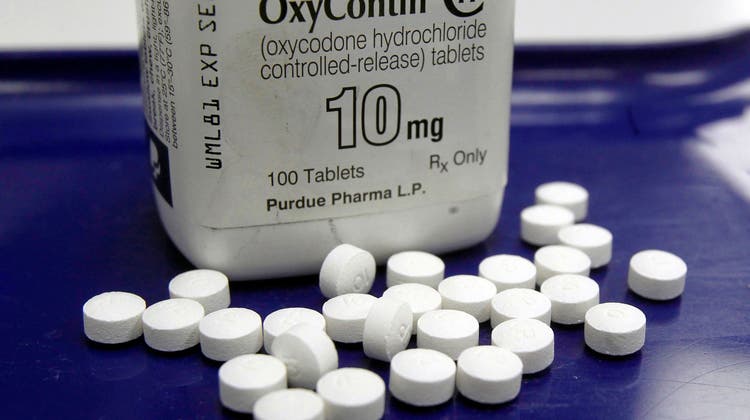In den USA gilt Oxycontin als Treiber der Opioidkrise. Der Verkauf des Wirkstoffs ist in der Schweiz stark angestiegen. (Keystone)