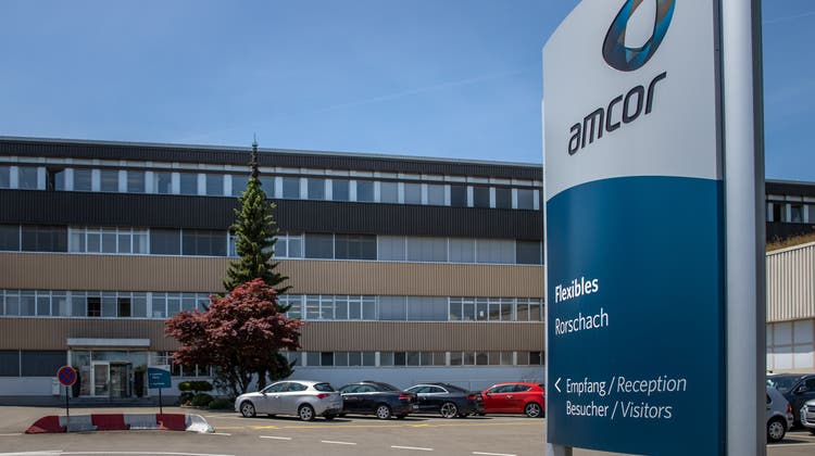 Der Sitz der Amcor Flexibles Rorschach AG in Goldach. Von hier gelangte zweimal die umweltschädliche Chemikalie PFOS in den Bodensee. (Bild: Raphael Rohner)