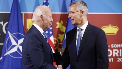 Verlässlicher Transatlantiker: US-Präsident Joe Biden mit Nato-Generalsekretär Jens Stoltenberg. (Keystone)