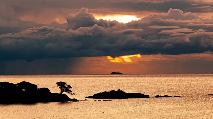 Traumhafte Morgenstimmung an der Süd-Ostküste Korsikas (Andreas Höhener)