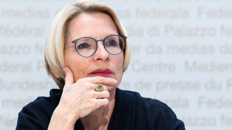 Hat in Brüssel eine harte Nuss zu knacken: Die Schweizer Staatssekretärin Livia Leu. (Keystone)