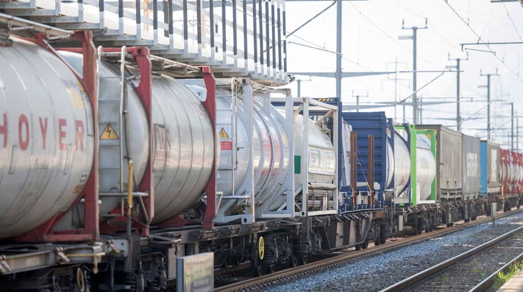 Die Menge der transportierten Güter im Schienenverkehr hat 2021 zugenommen. (Keystone)