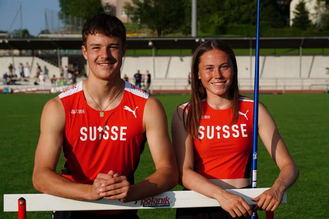 Cédric Deillon und Jenice Koller starten erstmals im Schweizer Dress.