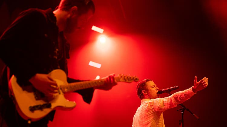 Die schwedische Rockband Mando Diao auf der Sternenbühne. (Bild: Reto Martin)