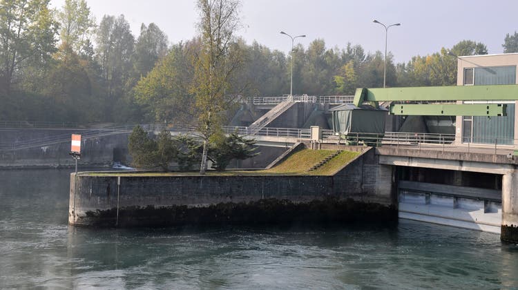 Wasserkraftwerk in Flumenthal. (Oliver Menge)