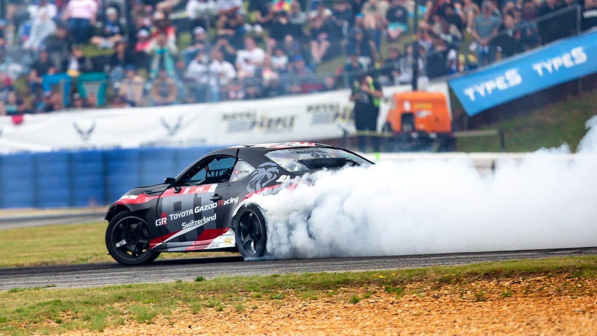 Emmeter competes in drift championships in the United States