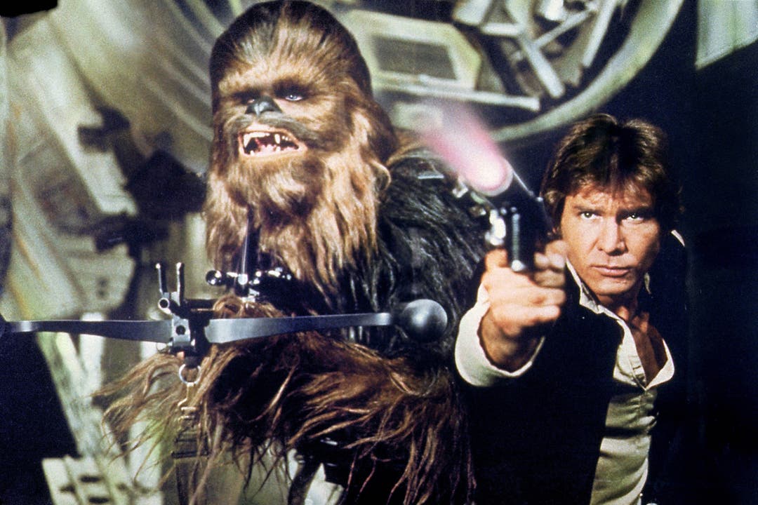 Ein «Star Wars»-Fan würde sagen: Die wichtigste Figur von Ford ist die des Schmugglers Han Solo, erstmals gespielt 1977.