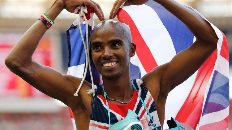 Der britische Langstreckenläufer Mo Farah hat ein Geheimnis zu seiner Identität offenbart. (AP)
