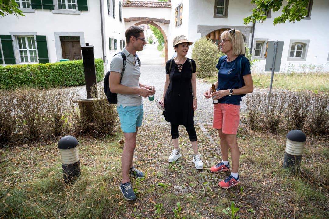 FDP-Fraktionschef Silvan Hilfiker und die Mitte-Nationalrätinnen Marianne Binder und Ruth Humbel.