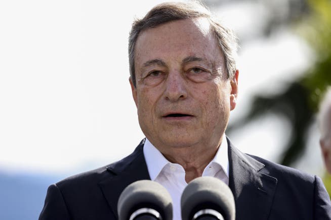 Hat seinen Rücktritt erklärt: Italiens Ministerpräsident Mario Draghi lässt die Regierung der nationalen Einheit in Rom platzen.