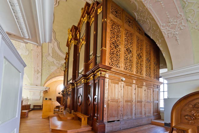 Die grösste Orgel der Schweiz steht im Kloster Engelberg.