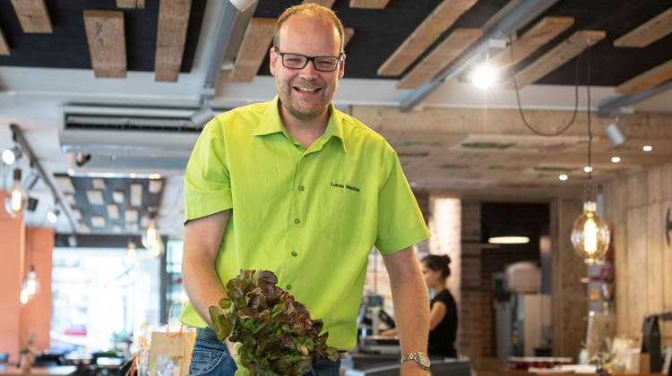 Gemüsehändler Lukas Madörin kandidiert für einen Sitz im Stadtrat Weinfelden. (Bild: Andrea Tina Stalder)