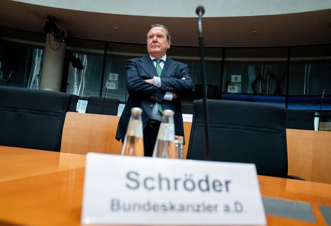 Der ehemalige deutsche Bundeskanzler Gerhard Schröder