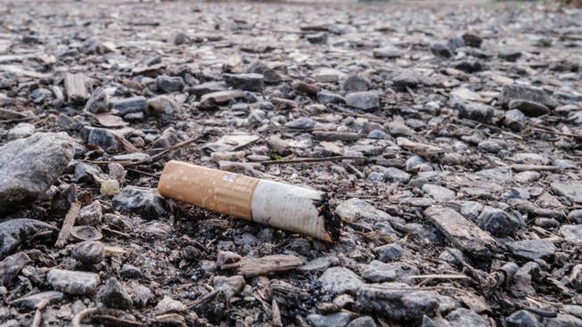 Immer wieder wird in Schlieren achtlos Müll weggeworfen. Zum Beispiel Zigarettenstummel.