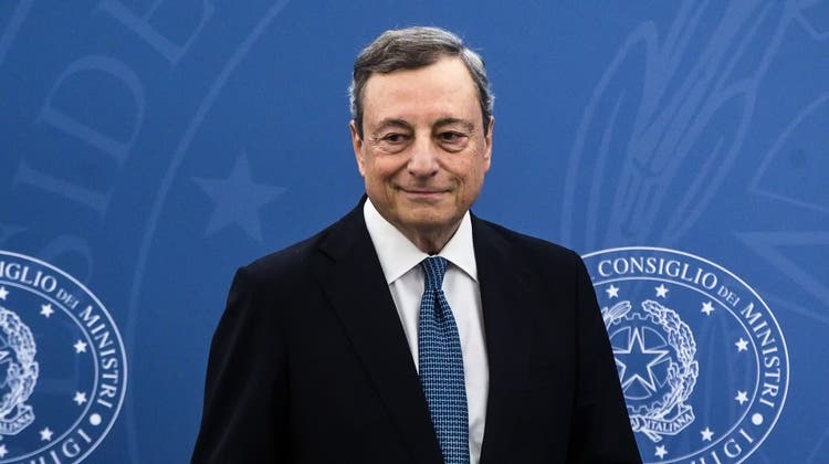 Italiens Regierungschef Mario Draghi. (EPA)