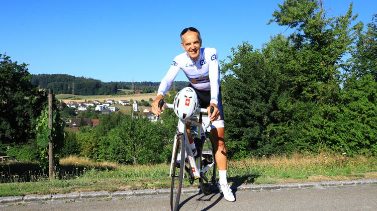 Schnell und erfolgreich unterwegs: Felix Widmer  mit seinem selbst zusammengebauten Rad. (Susanne Holthuizen)