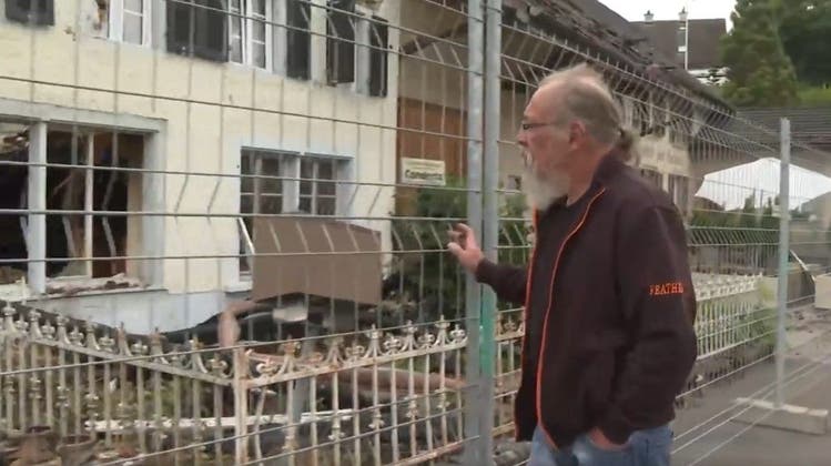 «Das Hupen hat uns das Leben gerettet»: Hausbesitzer kehrt zum Brandort zurück