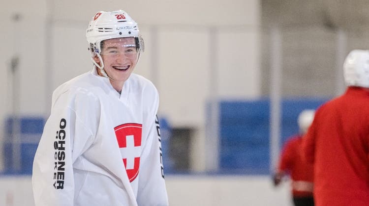 SCB-Verteidiger Nick Meile bestreitet die U20-Eishockey-WM im kanadischen Edmonton. (Zvg)