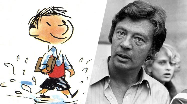 Der Zeichner Jean-Jacques Sempé (hier 1975 bei einem Besuch in der Schweiz) wurde mit der Serie «Le Petit Nicolas» einem grossen Publikum bekannt. (Keystone)