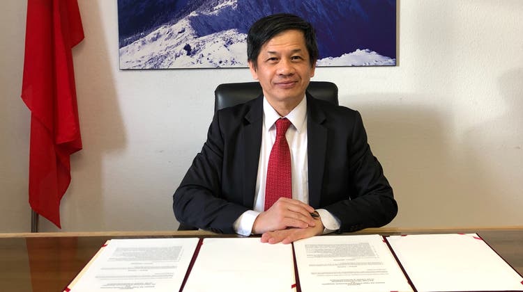 «Peking denkt sehr langfristig»: David Huang, der taiwanesische Vertreter in Bern. (zvg)