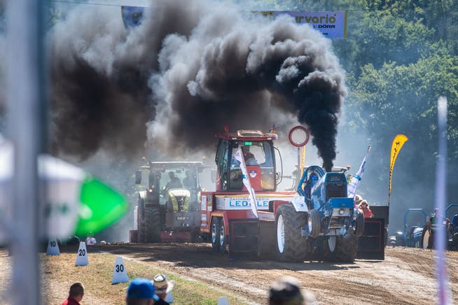 Die Traktoren als höchste Begierde: An diesem Wochenende findet das Tractor Pulling statt. 