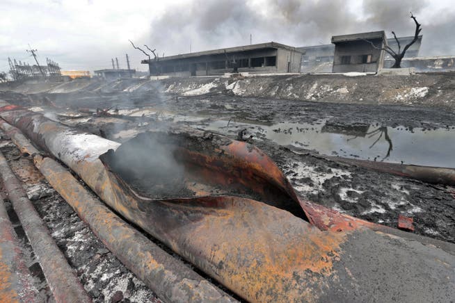 Der Brand von Treibstoffdepots in Matanzas gilt als der grösste Industriebrand in der Geschichte des Landes.
