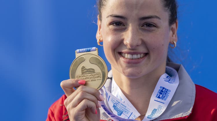 Lisa Mamié gewinnt die Goldmedaille in Rom. (Gregorio Borgia / AP)