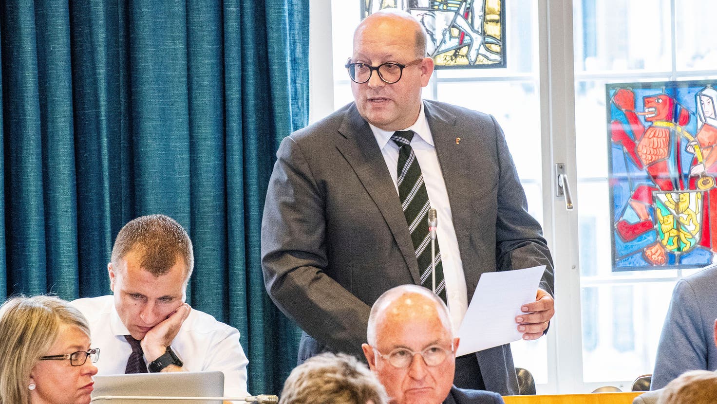 Der Binninger Sven Inäbnit politisiert seit 2013 für die FDP im Landrat und gilt als Gesundheitsexperte. Er wäre bereit gewesen, als zweiter FDP-Kandidat neben Monica Gschwind 2023 zu kandidieren. (Archiv: Nicole Nars-Zimmer)