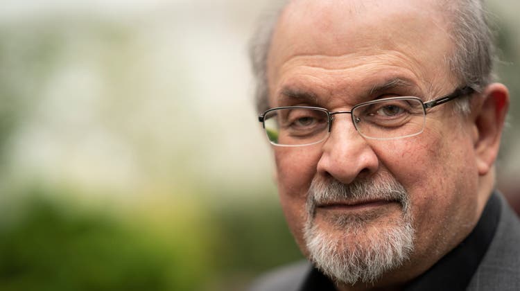 Der Autor Salman Rushdie vor dem Messerangriff. (David Levenson / Getty Images Europe)