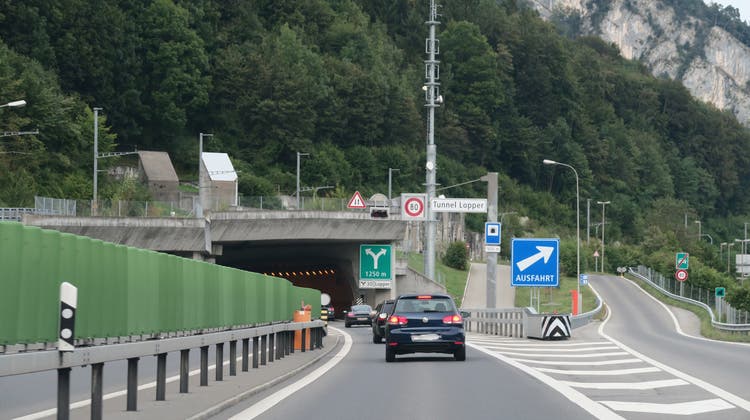 Tunnel Lopper  Tunneleinfahrt Richtung Norden  Aufgenommen am 4.9.2016  Stefanie Nopper/Luzernerzeitung.ch (Stefanie Nopper / Luzernerzeitung.ch / Neue Luzerner Zeitung)