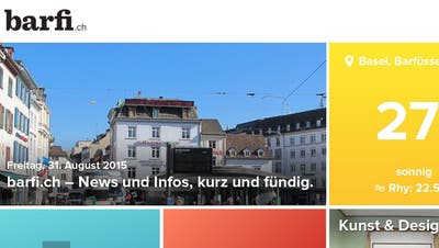 Screenshot der neuen App barfi.ch. (Zvg)