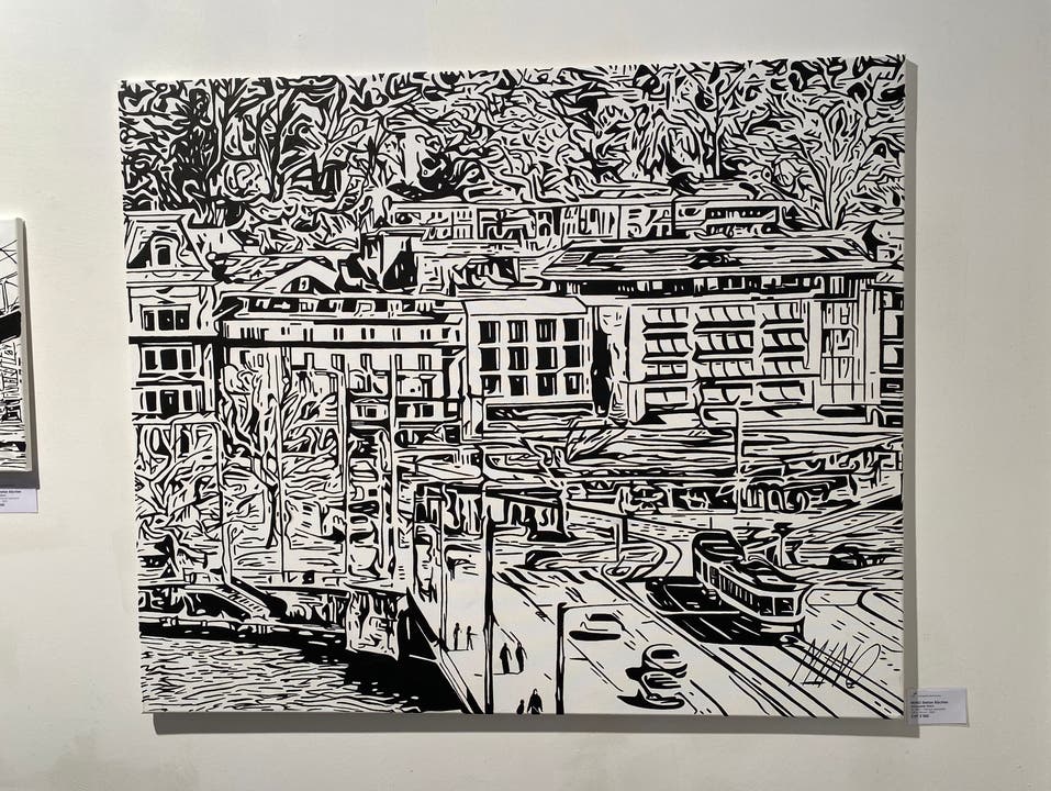 «Bellevueplatz Zürich» von Stefan Mino Bächler.