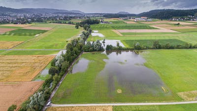 Die Schlatt-Region zwischen Seon und Hallwil 2021, nachdem es heftige Regenfälle gegeben hat. (Philipp Schuppli)