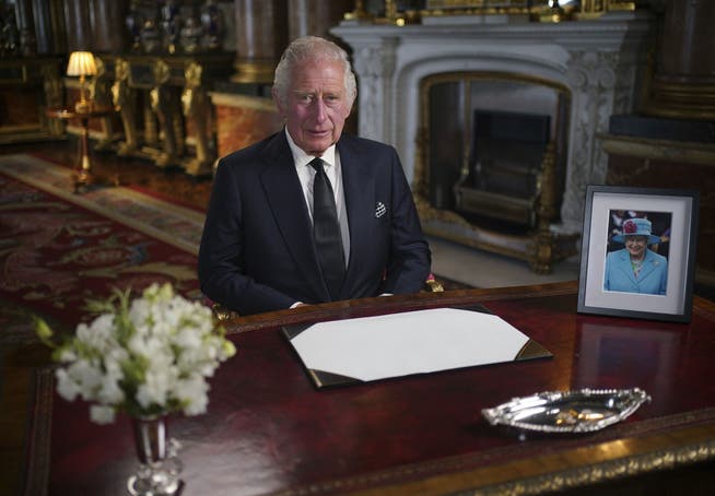 König Charles III. sprach am Freitag zur Nation.