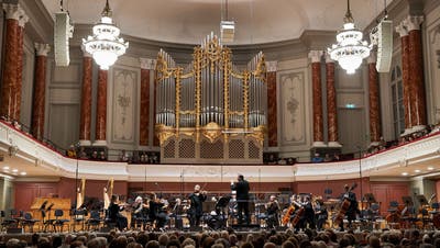 Das Sinfonieorchester Basel anlässlich der Saisoneröffnung im Stadtcasino. (Benno Hunziker / bz Zeitung für die Region)