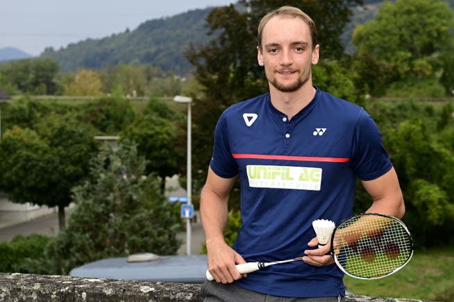 Tobias Künzi aus Ennetturgi ist die Nummer 1 der Schweiz im Badminton. 