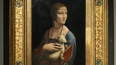 Leonardo da Vinci: Dame mit Hermelin. (Bild: Stanislaw Rozpedzik / EPA)