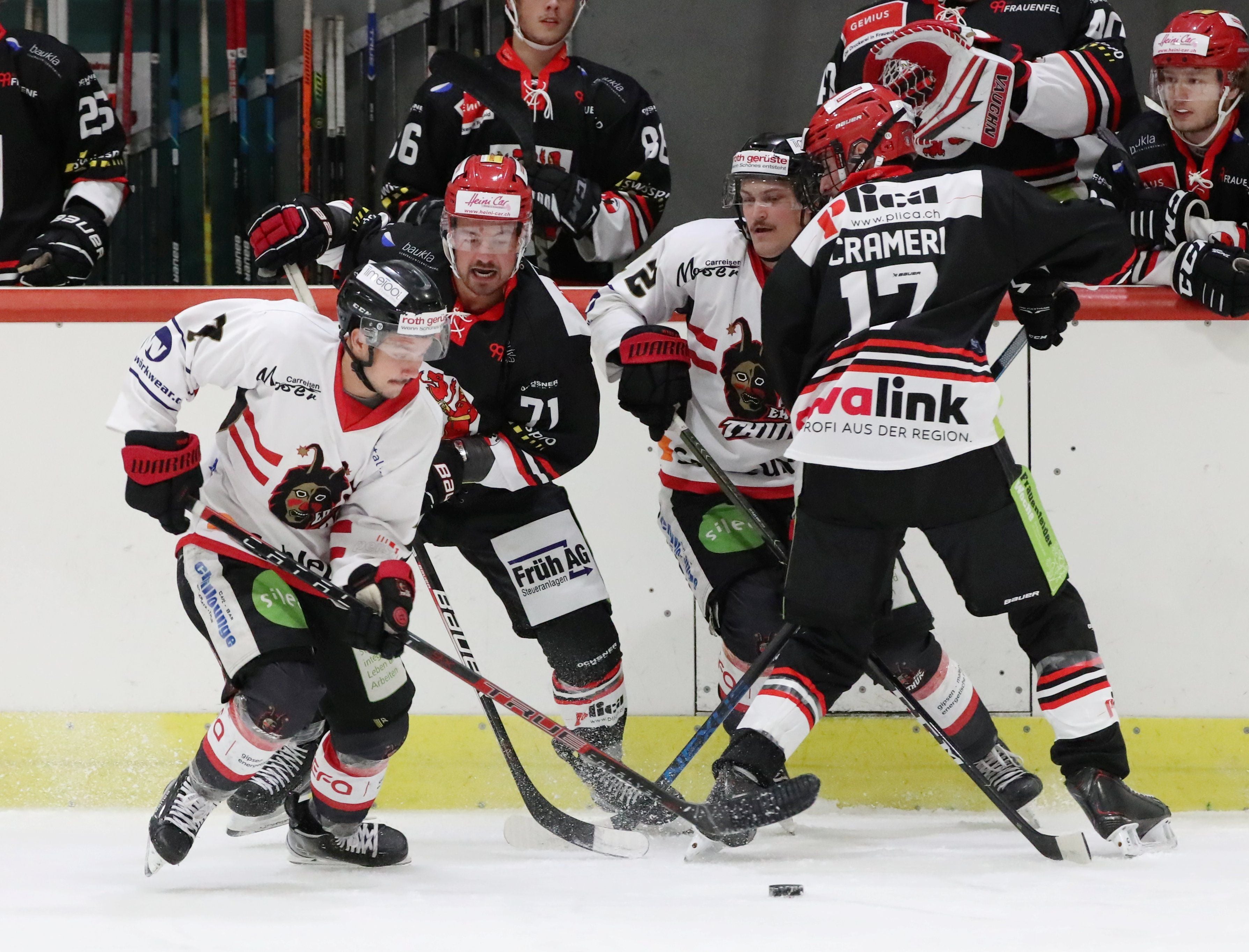 Aufsteiger EHC Frauenfeld Verliert MyHockey-Auftakt Gegen Thun