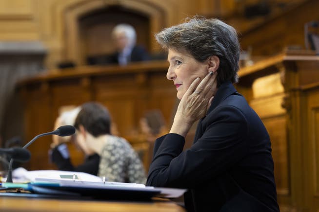 Simonetta Sommaruga, SP Federal Councilor.