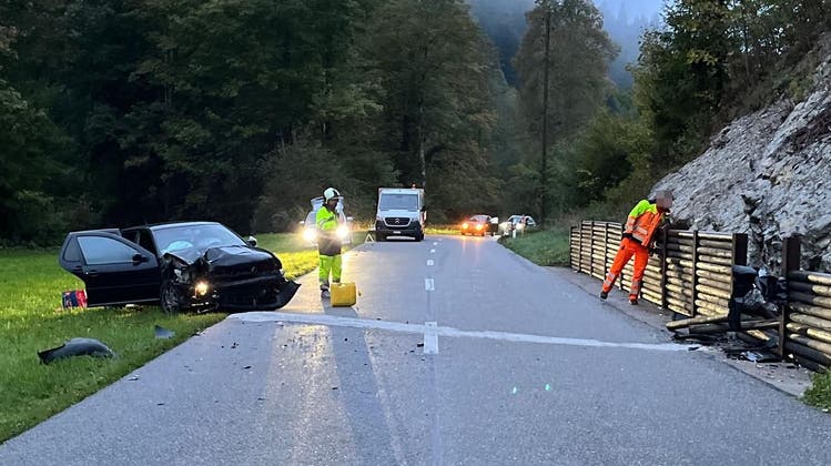 Unfallort in Beinwil. Die Kantonspolizei Solothurn sucht Zeugen. (zvg)