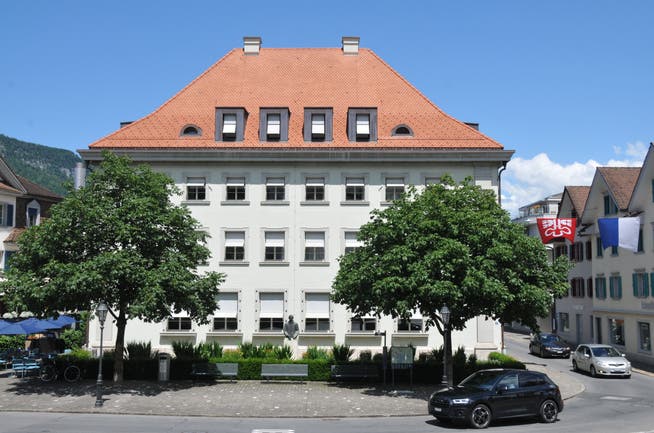 Das Regierungsgebäude in Stans.