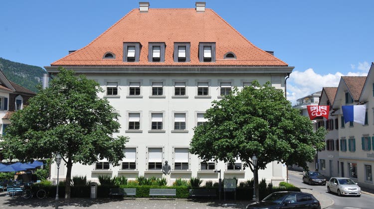 Das Nidwaldner Regierungsgebäude in Stans. (Bild: Matthias Piazza (10. Juni 2022))