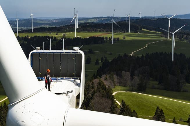 Ab 2030 sollen die ersten Windkraftanlagen gebaut werden. (Themenbild)