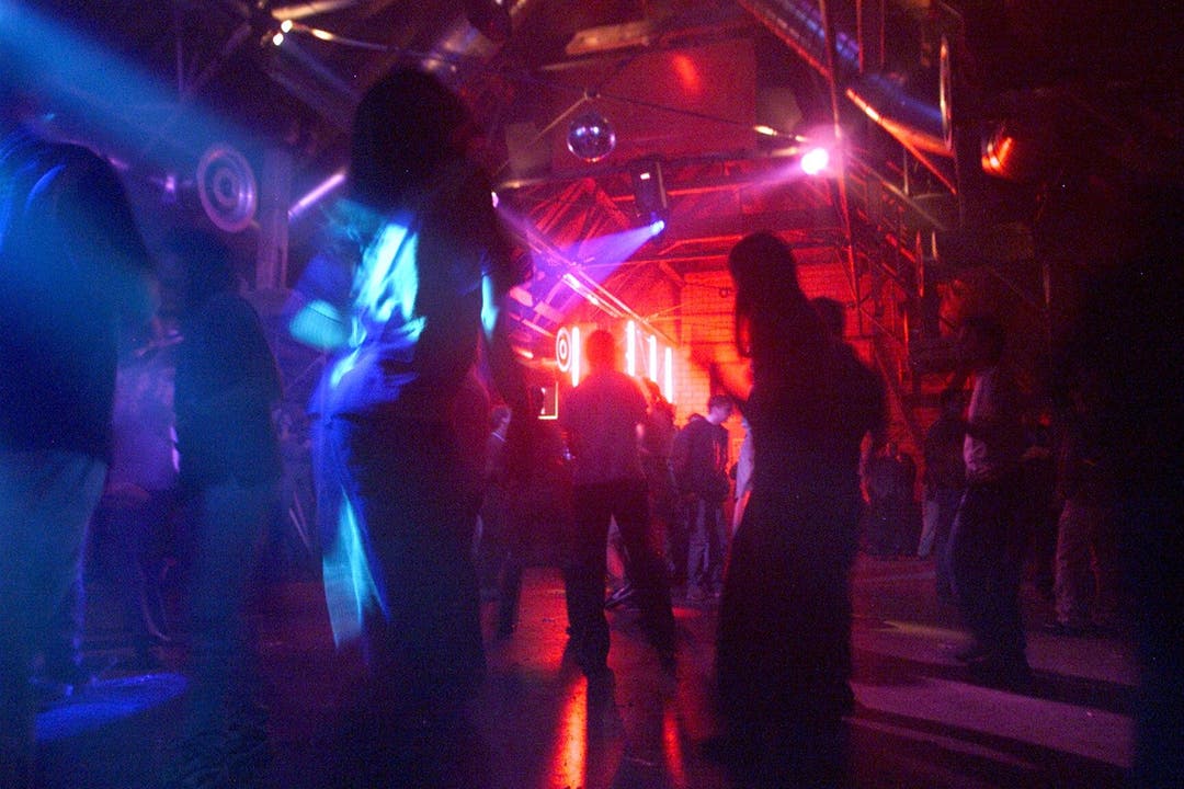 In der Schüür fanden auch immer viele Partys statt. Hier eine Aufnahme ebenfalls aus dem Jahr 2000.