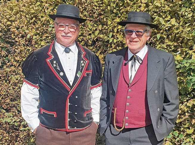 Roland Rötheli (rechts) soll Präsident des neuen Vereins werden und René Beck (Präsident Jodlerklub Gunzgen) dessen Vize.
