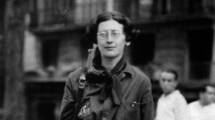 Simone Weil im Spanischen Bürgerkrieg. (Keystone)